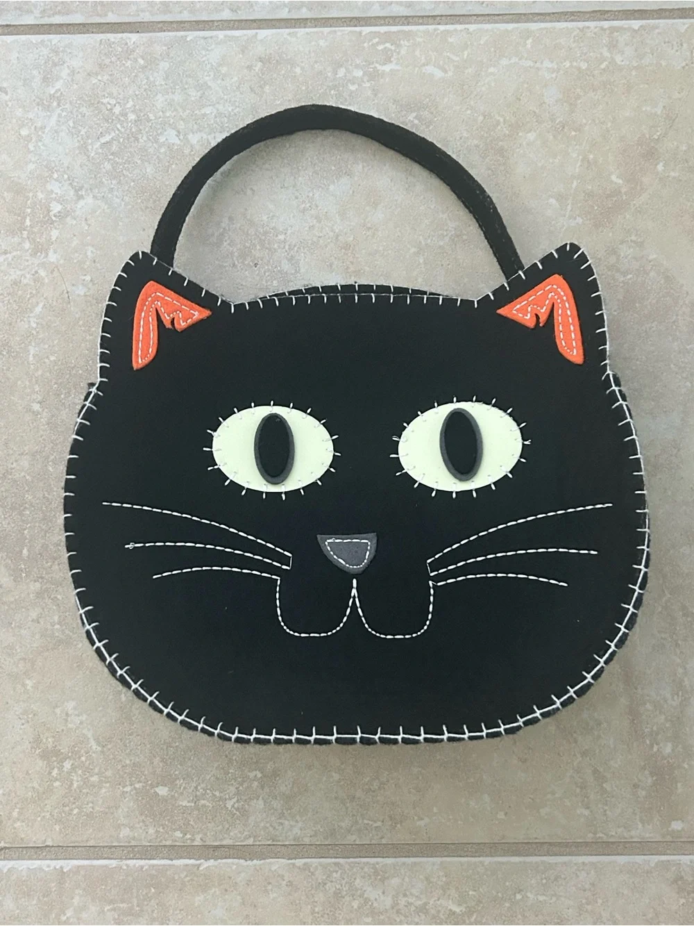 Pottery Barn Kids Glow in the Dark Cat Treat Bag